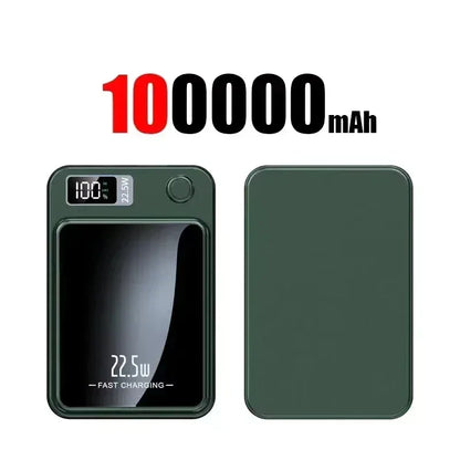 VIVO 500000mAh Magnetic Power Bank PD22.5W Wireless Fast Charging Large Capacity External Battery For iPhone Huawei Samsung