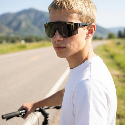 Youth Stylish Windproof Sunglasses Men Women Anti-Dust Colorful Goggles for Skateboard Cycling Hiking Running Outdoor Sports
