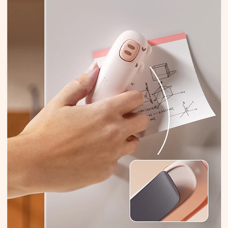 Mini Bag Sealer Rechargeable Heat Sealer and Cutter Mini Chip Bag Sealer Heat Seal with Soft Magnetic Kitchen Accessories