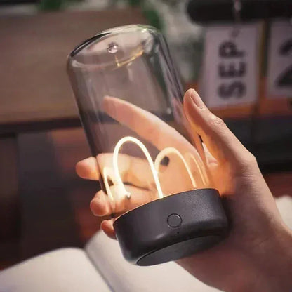 Portable quantum wire ambient magnetic light Type-C charging, eye protection function, bedroom, study, camping, Christmas gift - Urbizia