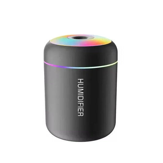 Powerful and Efficient Air Humidifier 180ML Aromatherapy Aroma Diffuser Essential Oil with Colorful Lights for Home Car Bedroom - Urbizia
