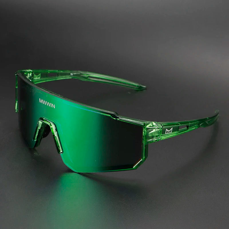 MWWIN Fashion Cycling Glasses Sunglasses for Men UV400 Women Bike Eyewear Road Bicycle Driving Outdoor Sport Marathon Triathlon