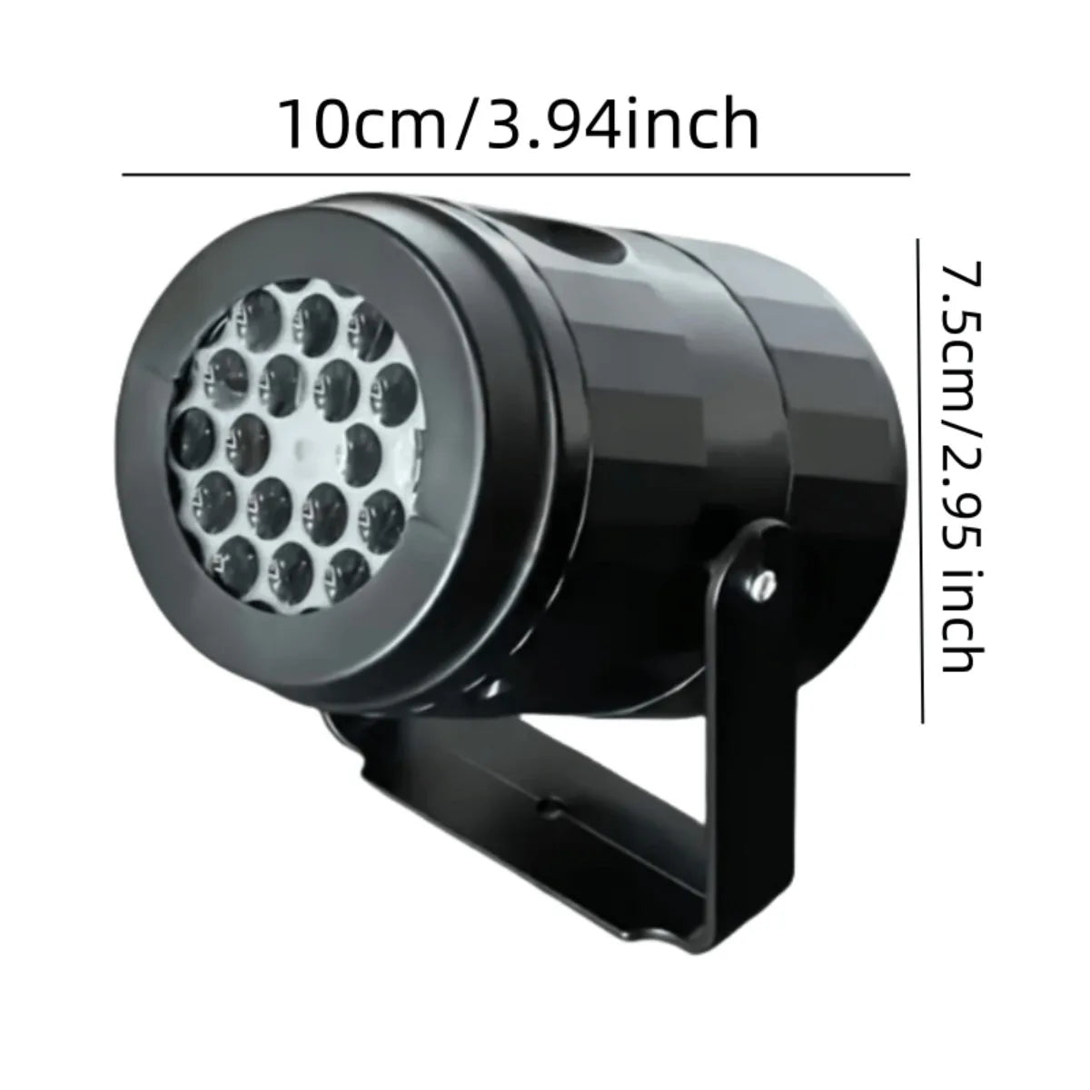 Christmas Projector Lights – 16 Patterns Rotating LED Snowflake Laser Light