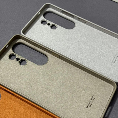 Samsung Galaxy S26 Leather Case – Full Coverage Shockproof Shell