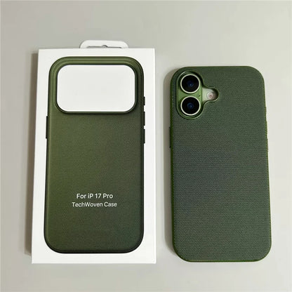 Magnetic Animation Original Tech Woven Case For iPhone 17Pro 16 18Pro 17Pro Max For Magsafe AI Touch Camera Button Boxed Cover