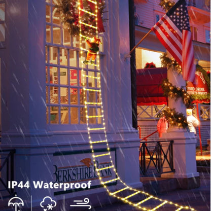 LED Santa Claus Climbing Ladder Lights – 1.5M / 3M USB Powered