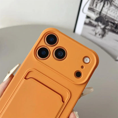 iPhone Wallet Case with Card Slot & Kickstand