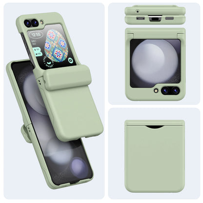 Flip Cover Card Insertion Phone Case For Samsung Galaxy Z Flip 8 Galaxy Z Flip 7 5 4 6 Shockproof Fall Prevention Phone Cover