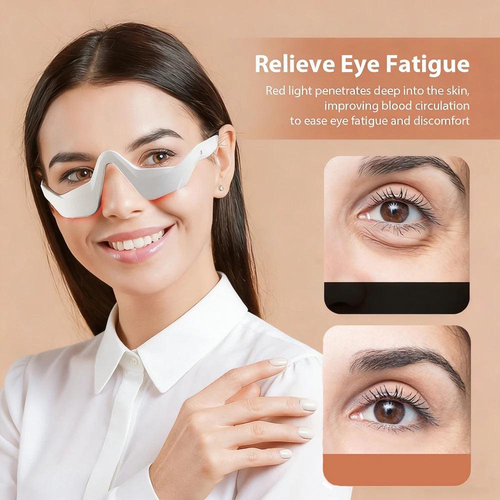 EMS Eye Massager for Dark Circles and Eye Bags – 4 Modes, Type-C