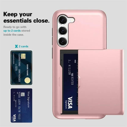 Wallet Card Holder Shockproof Case for Samsung Galaxy