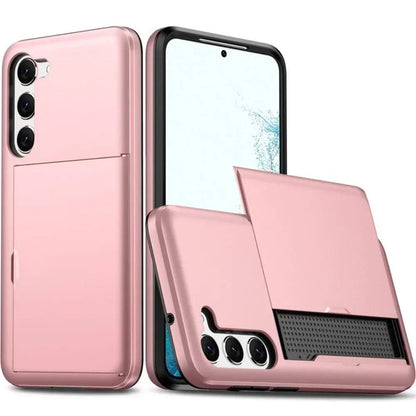 Wallet Card Holder Shockproof Case for Samsung Galaxy