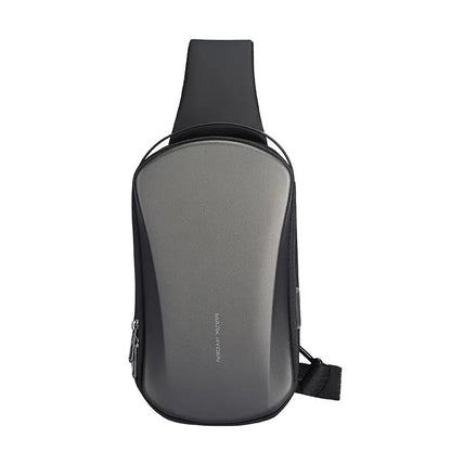Mark Ryden Multifunction USB Crossbody Bag Shoulder Bag Man TPU Waterproof Travel Sling Messenger Pack Chest Bag for Male