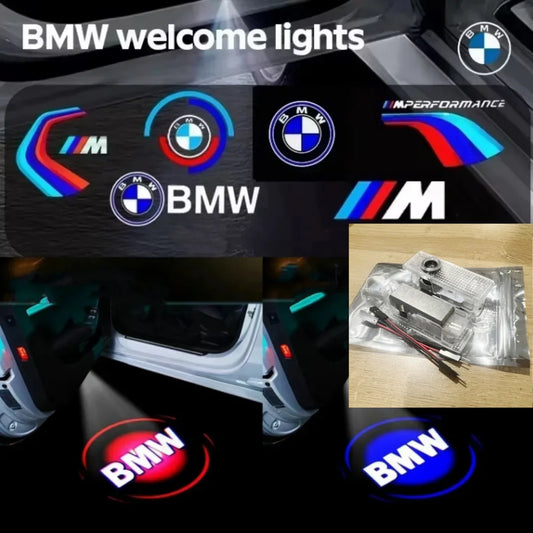 2/4pcs The car LED welcome light is suitable for BMW 2 Series F22F23F44F45F46 14-23 /4 Series F32F33613-23 projection lamp.