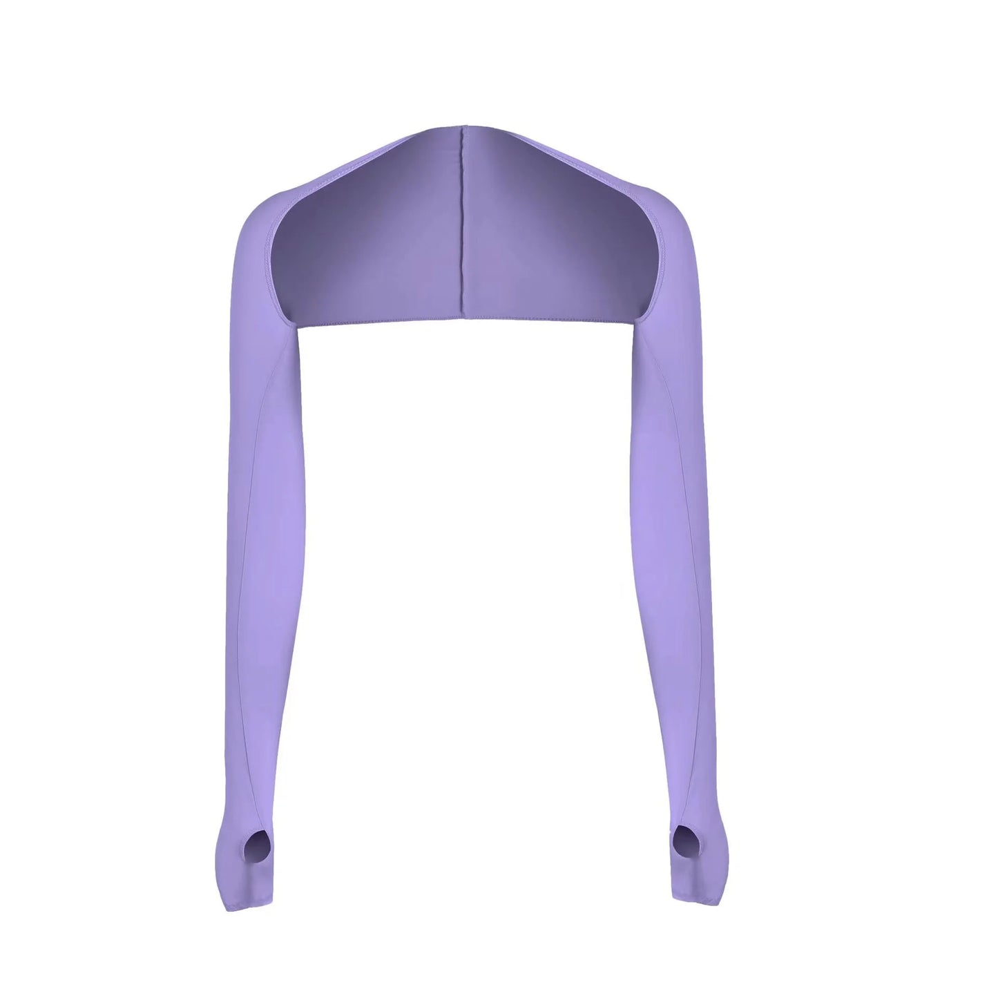 One-piece Ultra-thin Shawl Arm Sleeves Ice Silk Long Gloves Breathable Sun Protection Anti UV Hand Cover Warmer Outdoor Sports