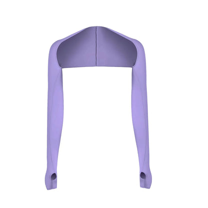 One-piece Ultra-thin Shawl Arm Sleeves Ice Silk Long Gloves Breathable Sun Protection Anti UV Hand Cover Warmer Outdoor Sports
