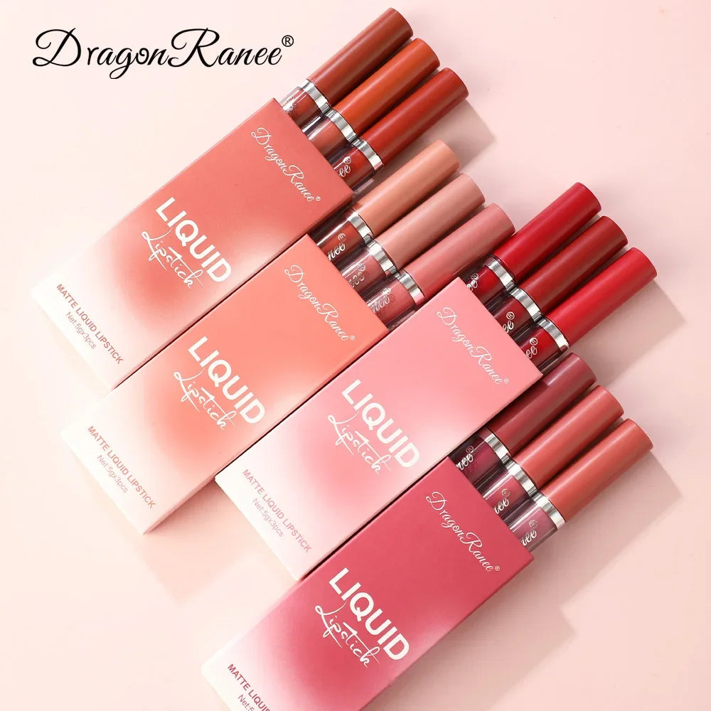 3-Piece Matte Liquid Lipstick Set