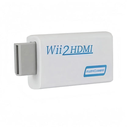 Wii to HDMI Converter with 3.5mm Audio Adapter for HDTV