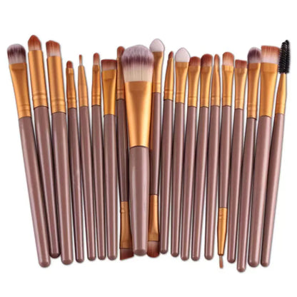 20-Piece Eye Makeup Brush Set – Complete Eyeshadow