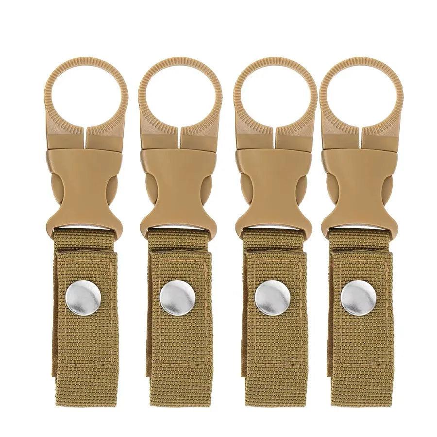 Webbing Buckle Hook Water Bottle Holder Clip Outdoor Nylon EDC Climb Carabiner Belt Backpack Hanger Camp Carabiner Belt Clip