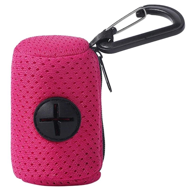 Mesh Dog Poop Bag Dispenser with Clip