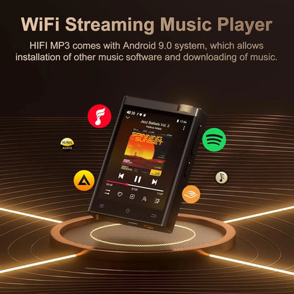 Hi-Fi MP3 Player with Bluetooth and WiFi, Oilsky Lossless DSD High-Resolution Digital Audio， up to 1TB