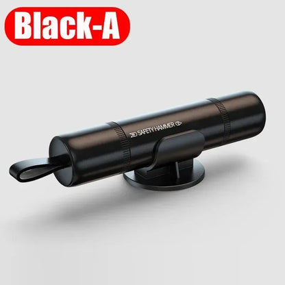 Aluminum Alloy Car Safety Rescue Hammer Automatic Seat Belt Cutter Window Breaker Emergency Rescue Tool - Urbizia