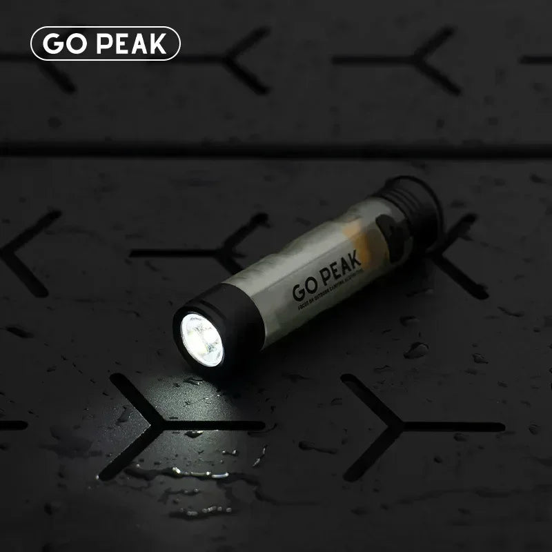 GOPEAK Pocket Mini Flashlight Outdoor Key Clip Cap Ambient Led Long Endurance Disaster Relief Emergency 5050 Small Light - Urbizia