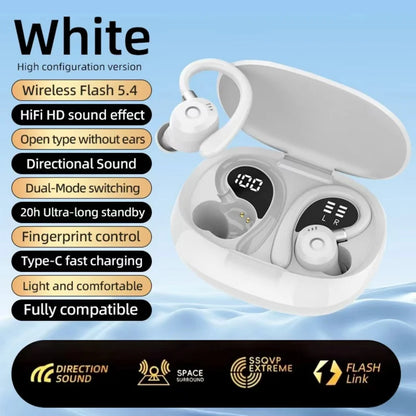 K09 Wireless Earphones Bluetooth Earbuds Dual Ear In-Ear Headphones with Digital Display Noise Reduction for Business And Sports