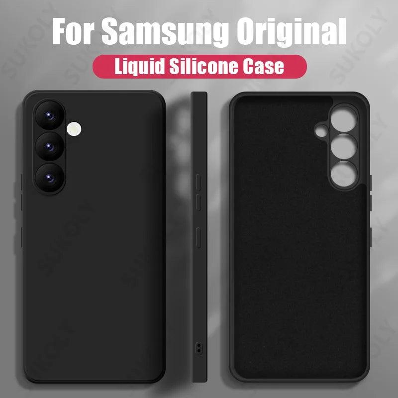 Luxury Liquid Silicone Case for Samsung Galaxy Series