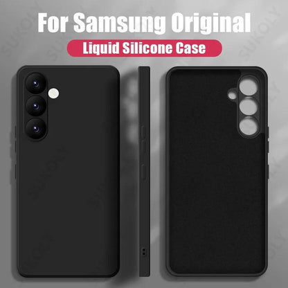 Luxury Liquid Silicone Case for Samsung Galaxy Series