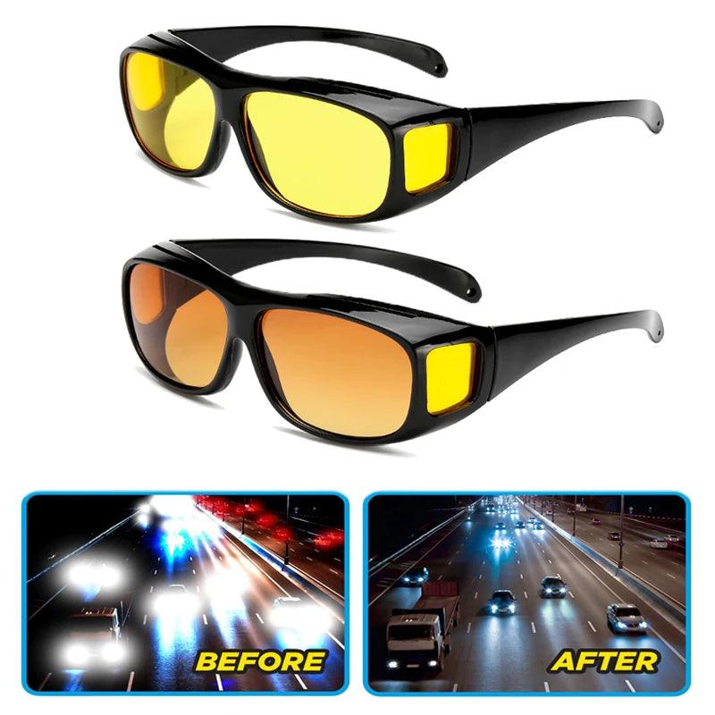Night Driving Glasses Anti Glare UV Protection Eyewear