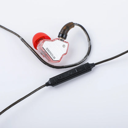 7Hz x Crinacle Zero :2 Updated 10mm Dynamic Driver IEM Wired Earbuds Earphones Gaming Earbuds with OFC IEM Cable for Musician