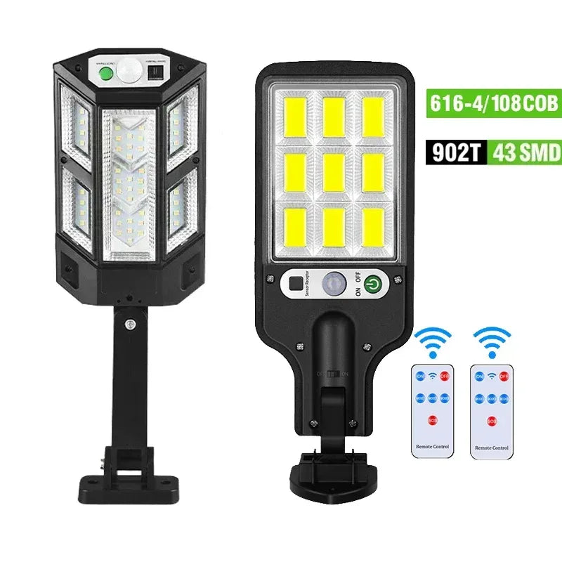 Newest Solar LED Light 300000LM Outdoor Solar Lamp Of Motion Sensor 4 Mode Waterproof IP65 Solar Garden Light Street Yard Lanter - Urbizia