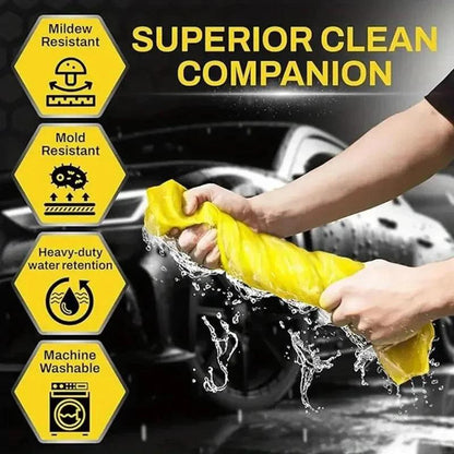 Car Towel Pva Wash Premium Quick-Dry Towel Ultra Absorbent Scratch-Free Reusable For Auto Maintenance Soft Cloth color random
