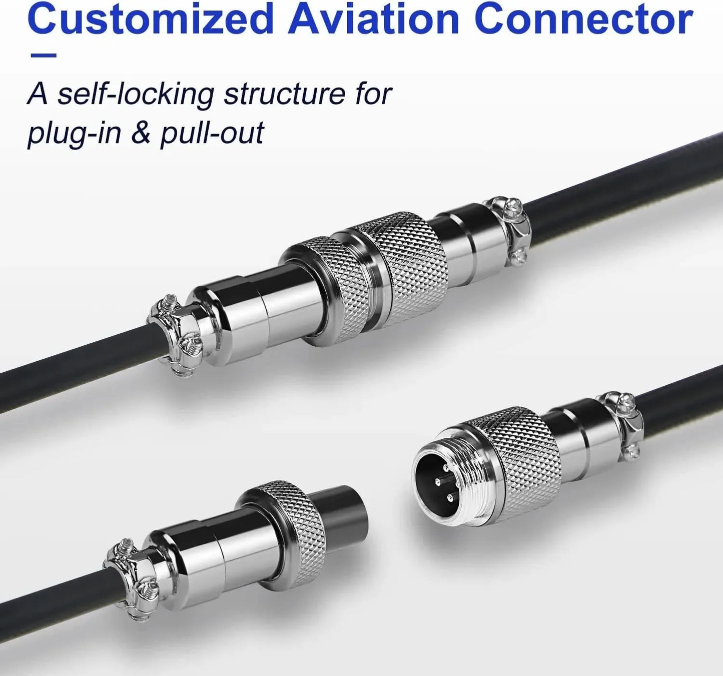 Mechanical Keyboard Coiled USB-C Aviator Cable