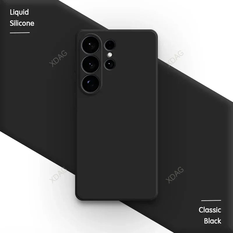 Liquid Silicone Square Shockproof Case for Samsung Galaxy