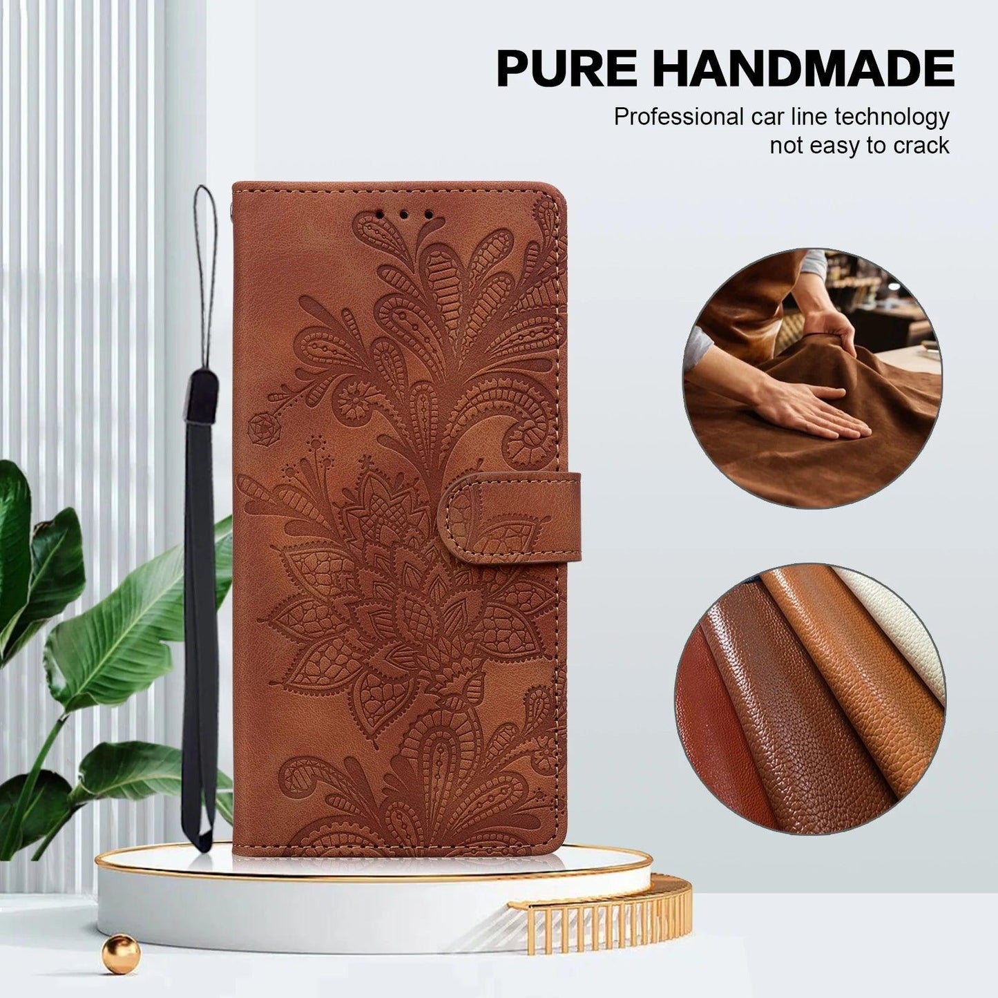 Magnetic Flip Leather Wallet Case for Samsung Galaxy