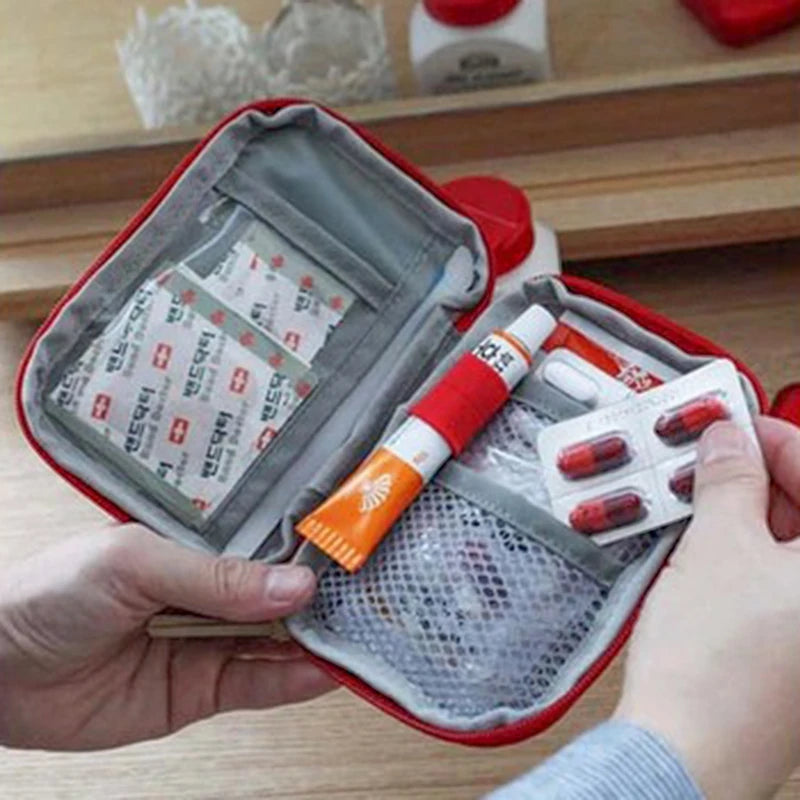 Mini Oxford First Aid Storage Bag for Travel & Outdoor