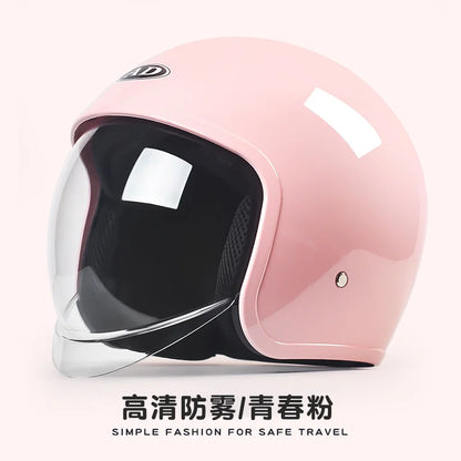 GB Certified Electric Vehicle Helmet for Men and Women All-season Universal Electric Vehicle Safety Helmet Motorcycles Winter