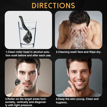 Lymphatic Contour Face Brush & DRS 540 Derma Roller Set