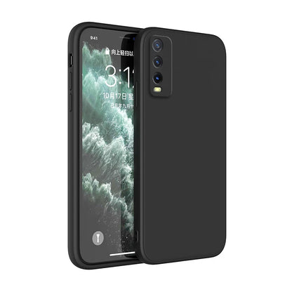 Original Case for VIVO Y20 Y20A Y20G Y20i Y20S Y20T SG 2021 Camera Protection Square Liquid Silicone Luxury Soft Ultrathin Cover