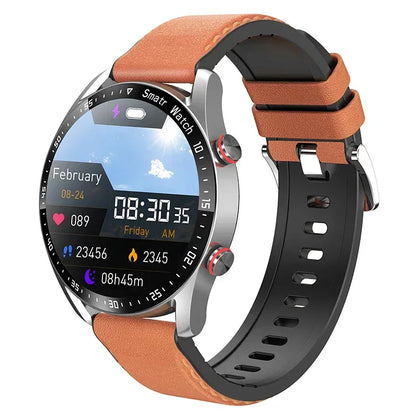 ECG+PPG Bluetooth Call Smart Watch Men Laser Health Blood Pressure Fitnes Sports Watches Man Sports Waterproof Smartwatch+Box - Urbizia