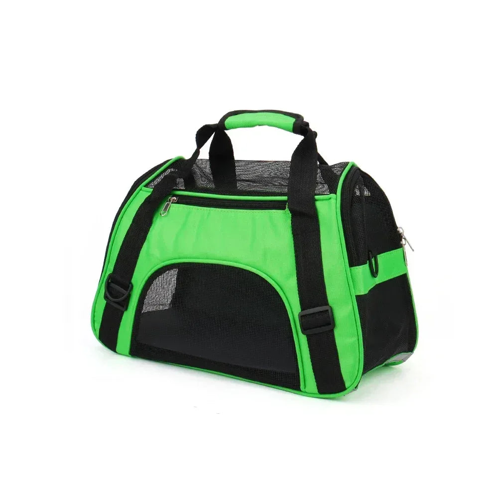 Cat Bags Portable Dog Carrier Bag Mesh Breathable Carrier Bags for Small Dogs Foldable Cats Handbag Travel Pet Bag Transport Bag - Urbizia