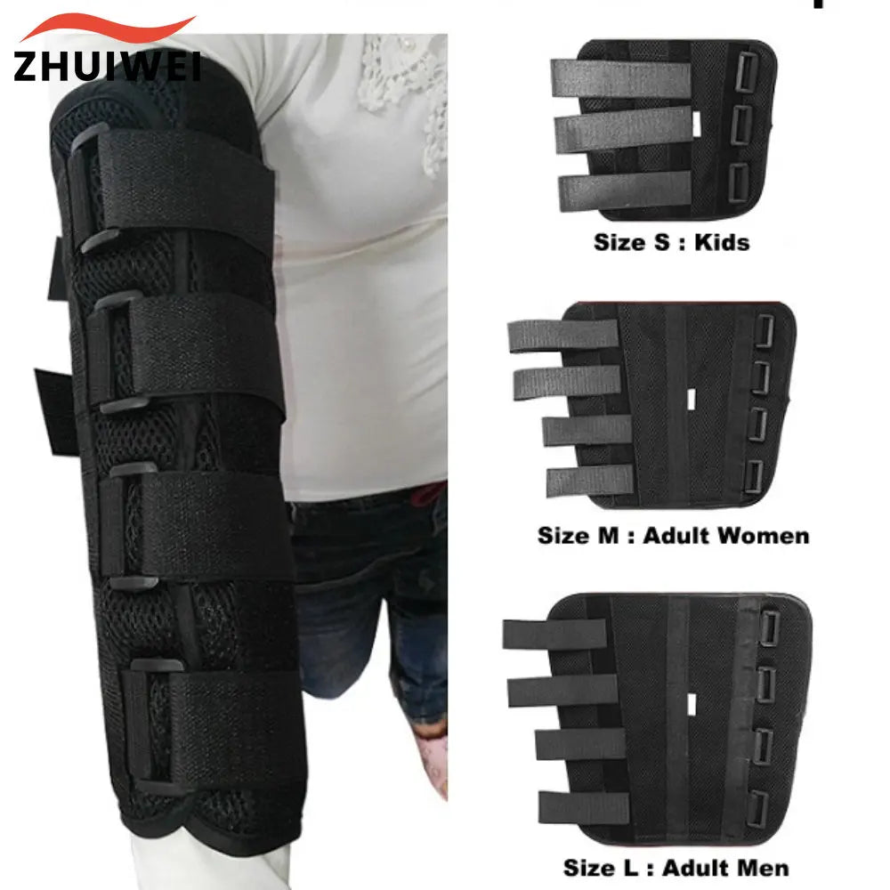 Adjustable Elbow Support Nighttime Elbow Brace Splint Immobilizer Stabilizer for Ulnar Nerve Entrapment &Cubital Tunnel Syndrome