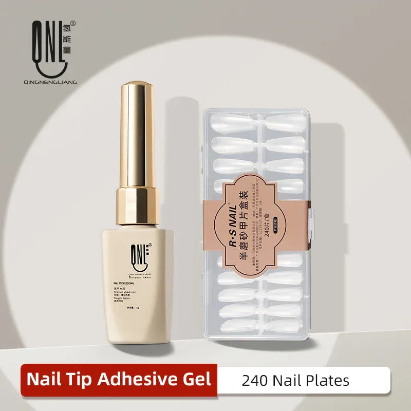 RS NAIL 12g Strong Soft Nail Tips Adhesive Gel Press On False Nails Solid Sticker Adhesive For Nail Art Soak Off UV Tips Glue