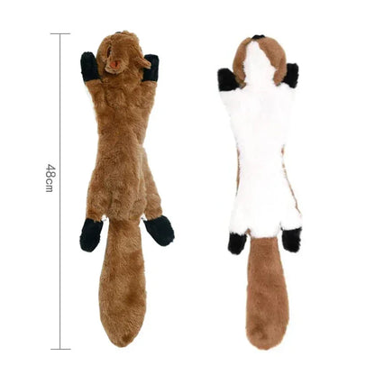 New 45cm Simulated Animal Holster No Stuffing with Squeakers Dog Chew Toy Durable Plush Crinkle Pet Squeak Toys Pet Supplies - Urbizia