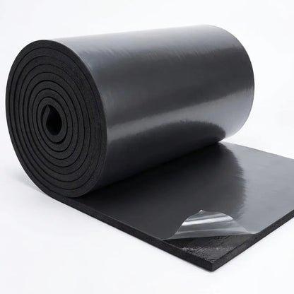 Self-Adhesive Black Foam Insulation Pad for Soundproofing & Heat Insulation Waterproof Flame Retardant Easy Cut DIY Foam Sheet