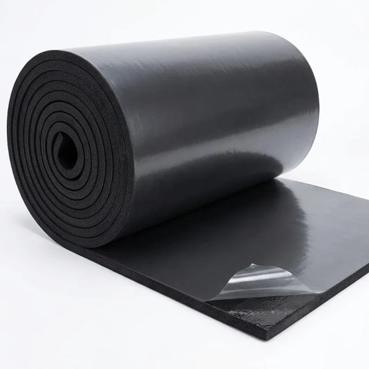Self-Adhesive Black Foam Insulation Pad for Soundproofing & Heat Insulation Waterproof Flame Retardant Easy Cut DIY Foam Sheet