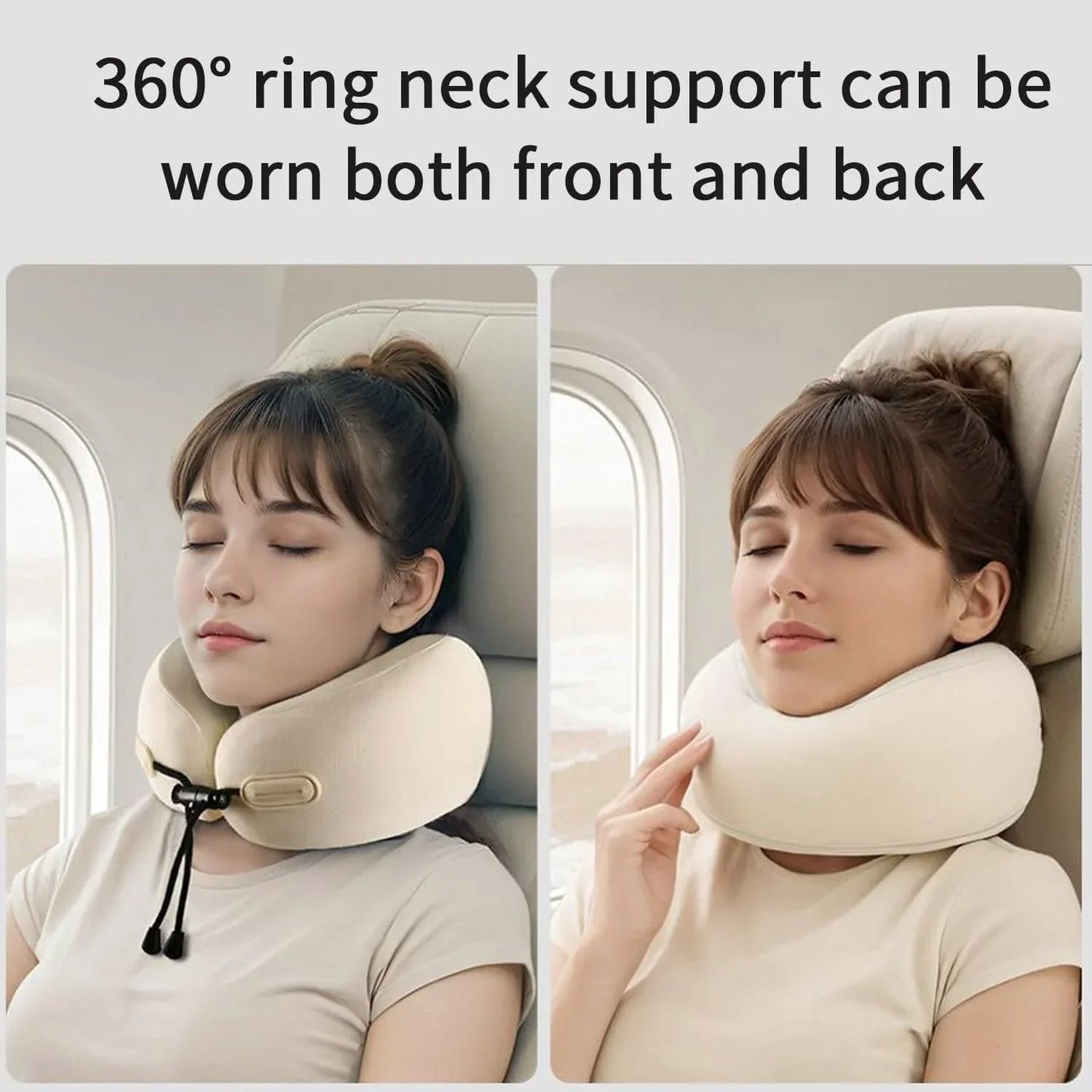 Memory Foam Car Pillows Soft Neck Support Travel U Shaped for Airplane Or Office Home Comfort Neckrest Pad Cervical Automobile