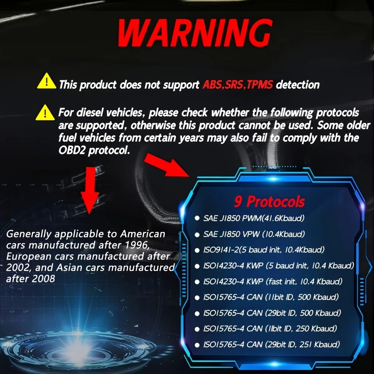 V520 OBD2 Car Diagnostic Scanner – All-in-One Diagnostic Tool for Identifying and Troubleshooting Vehicle Issues.